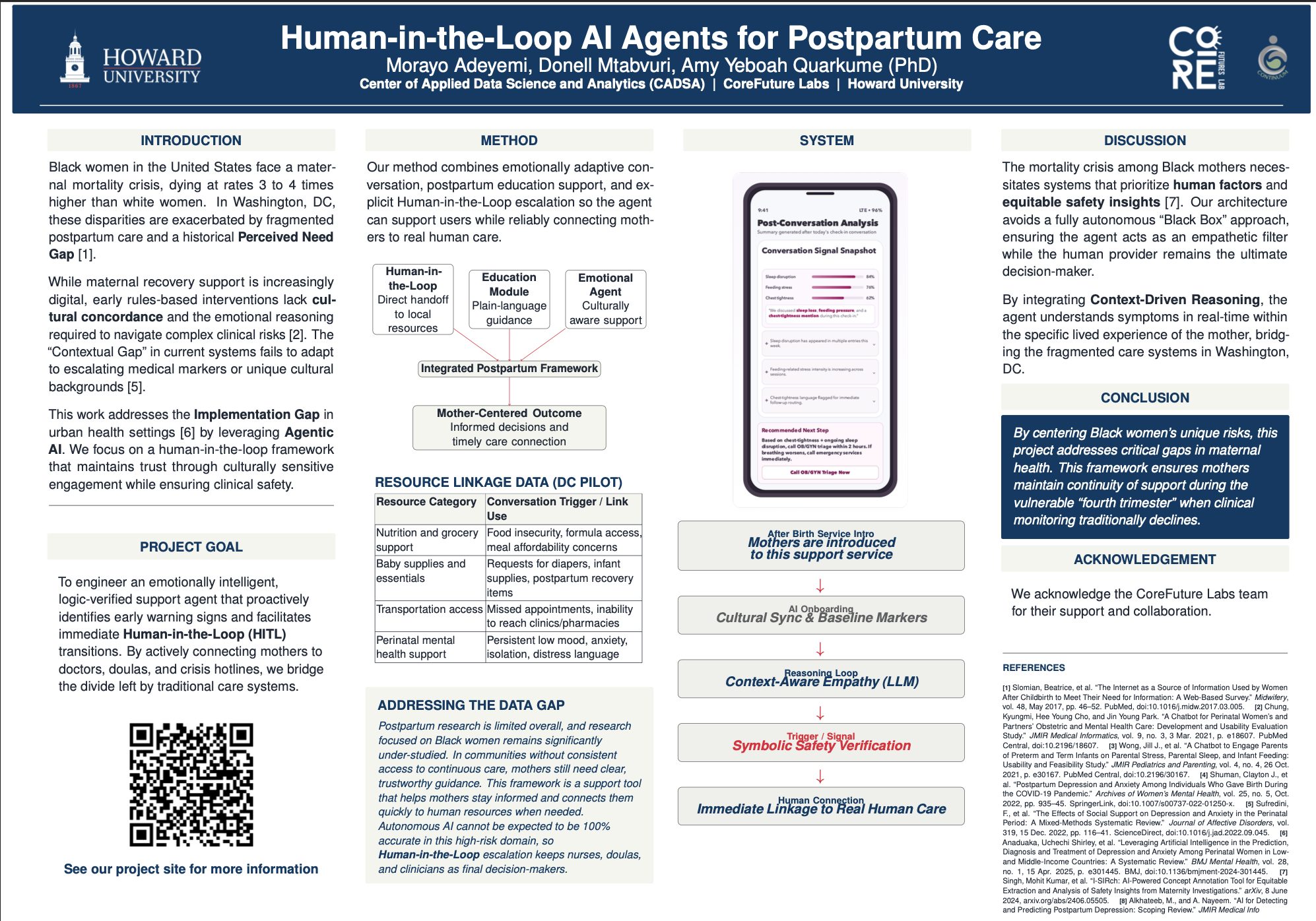 Postpartum Care Recommendation System poster